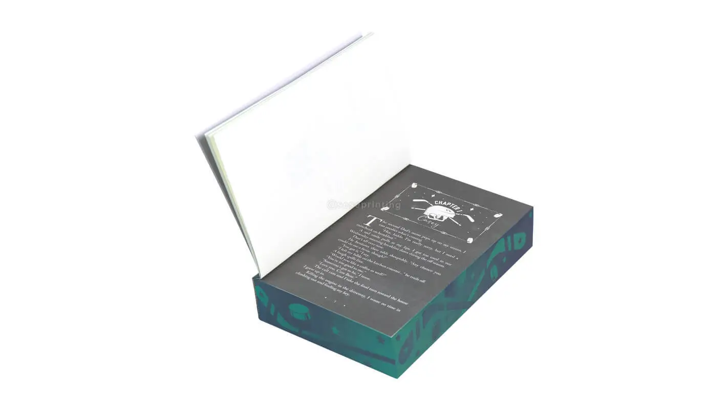 Paperback Book Printing with Custom Sprayed Edges and Foiling Cover1 1