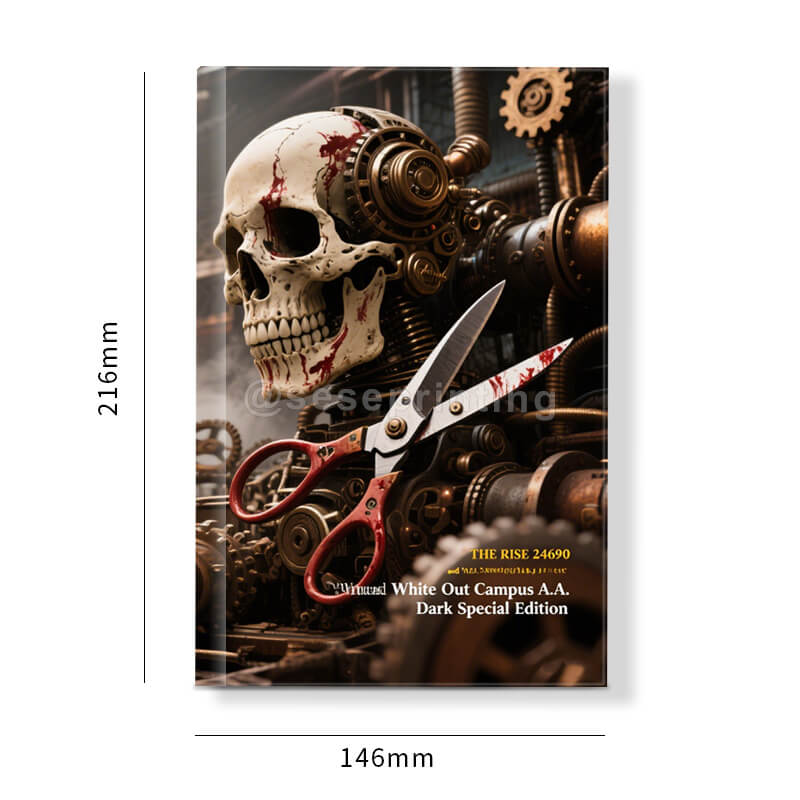 Special Edition Style Book with Foil Design Printed on the Hardcover, And Sprayed Edges 6