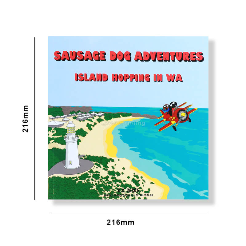 Full Color Children's Book Printing Paperback with Art Paper Material 6