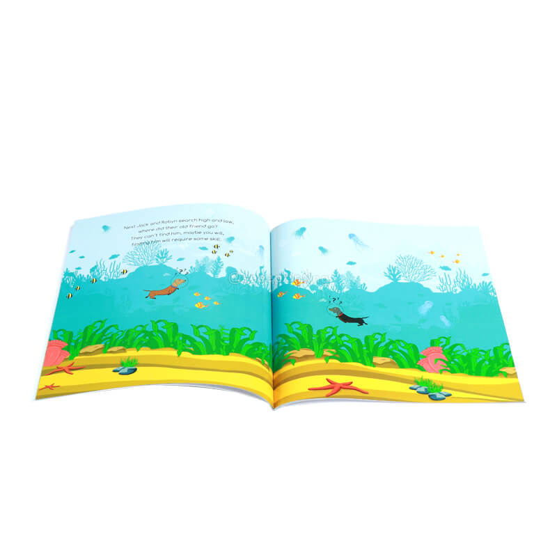 Full Color Children's Book Printing Paperback with Art Paper Material 7