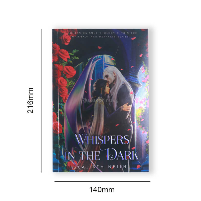 Self-Published Paperbacks with UV Embossing on the Cover, and Sprayed Edges 6