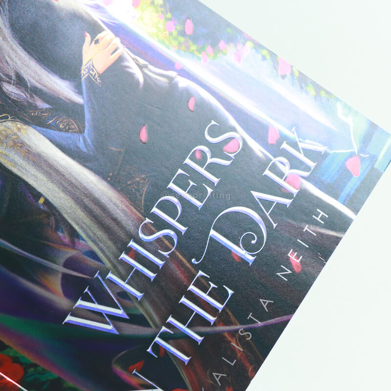 Self-Published Paperbacks with UV Embossing on the Cover, and Sprayed Edges 8