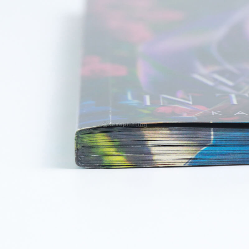 Self-Published Paperbacks with UV Embossing on the Cover, and Sprayed Edges 10