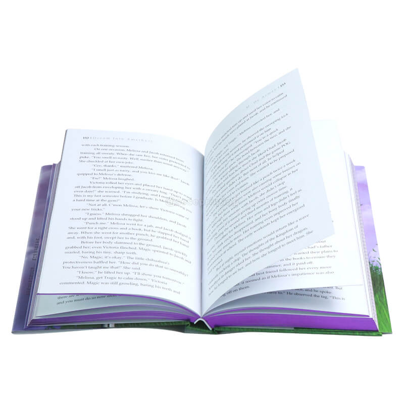 Hardcover Edition Fantasy Novel Printed with Dust Jackets and Sprayed Edges 7