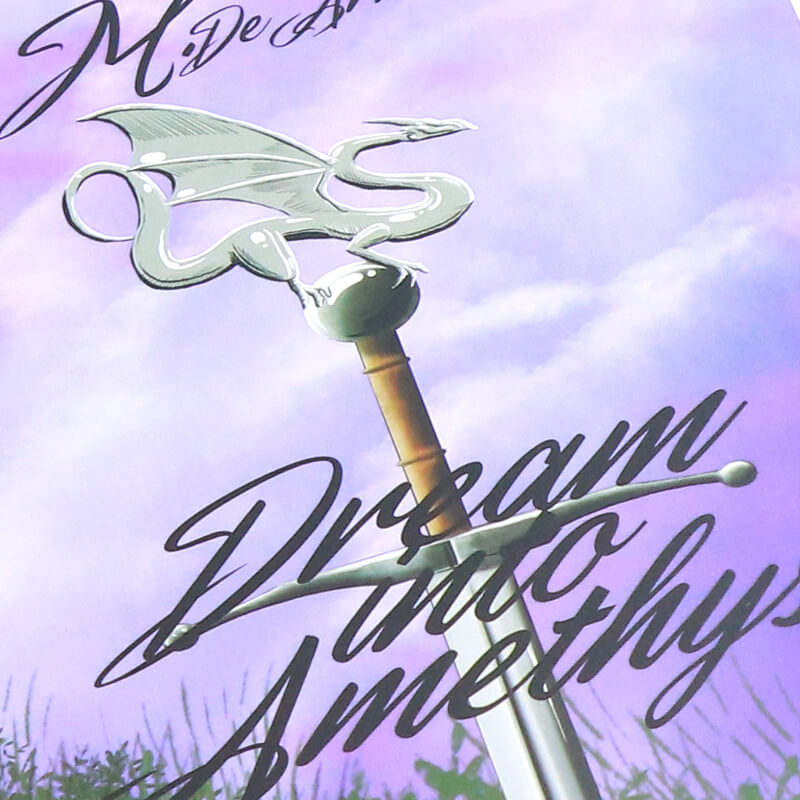 Hardcover Edition Fantasy Novel Printed with Dust Jackets and Sprayed Edges 9