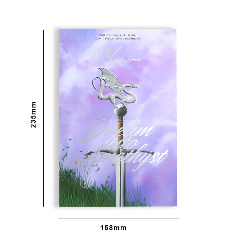 Hardcover Edition Fantasy Novel Printed with Dust Jackets and Sprayed Edges 6