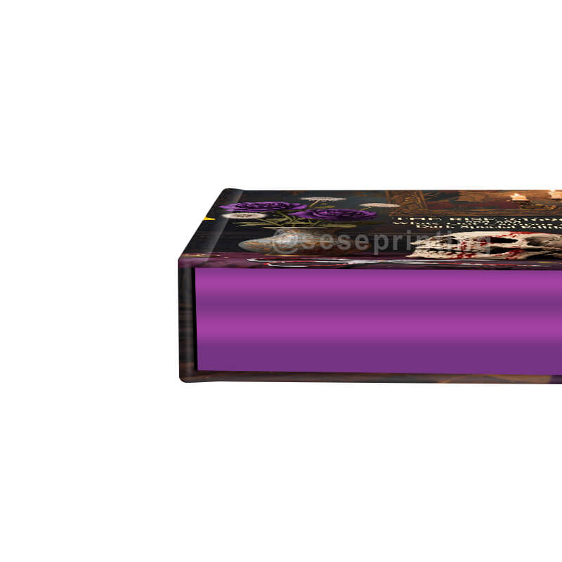 Hardback Book Printing Foil on the Cover and Custom Metallic Sprayed Edges 10