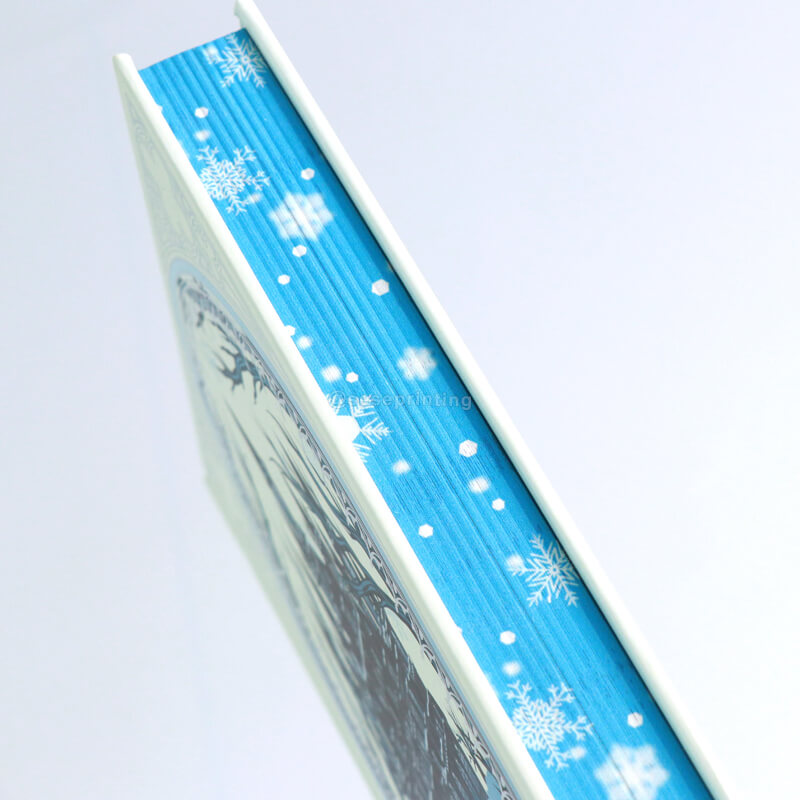 Book with Matte Lamination Hardcover with Foiling, Endpapers, Ribbon Marker and Sprayed Edges 10