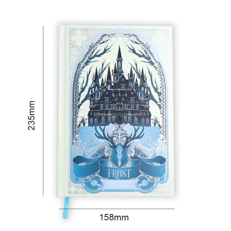 Book with Matte Lamination Hardcover with Foiling, Endpapers, Ribbon Marker and Sprayed Edges 6