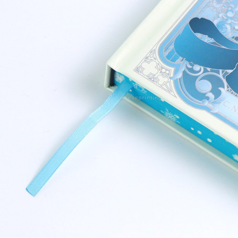 Book with Matte Lamination Hardcover with Foiling, Endpapers, Ribbon Marker and Sprayed Edges 11