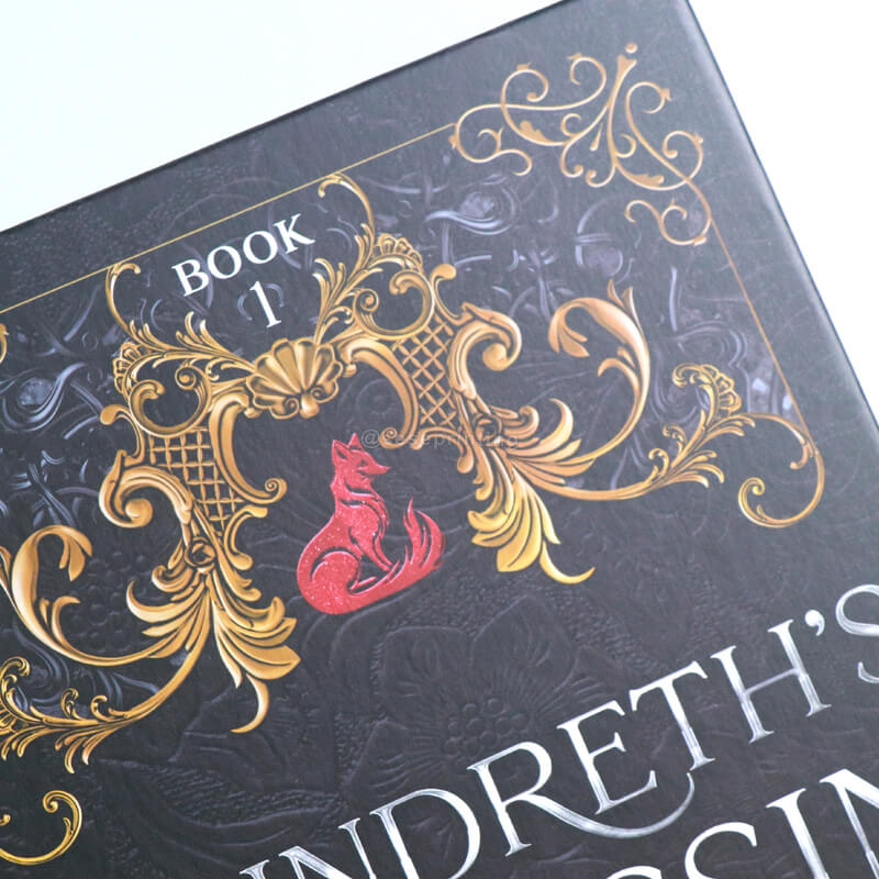 Printed Hardcover Fiction Book with a Dust Jacket and Ribbon Marker 9