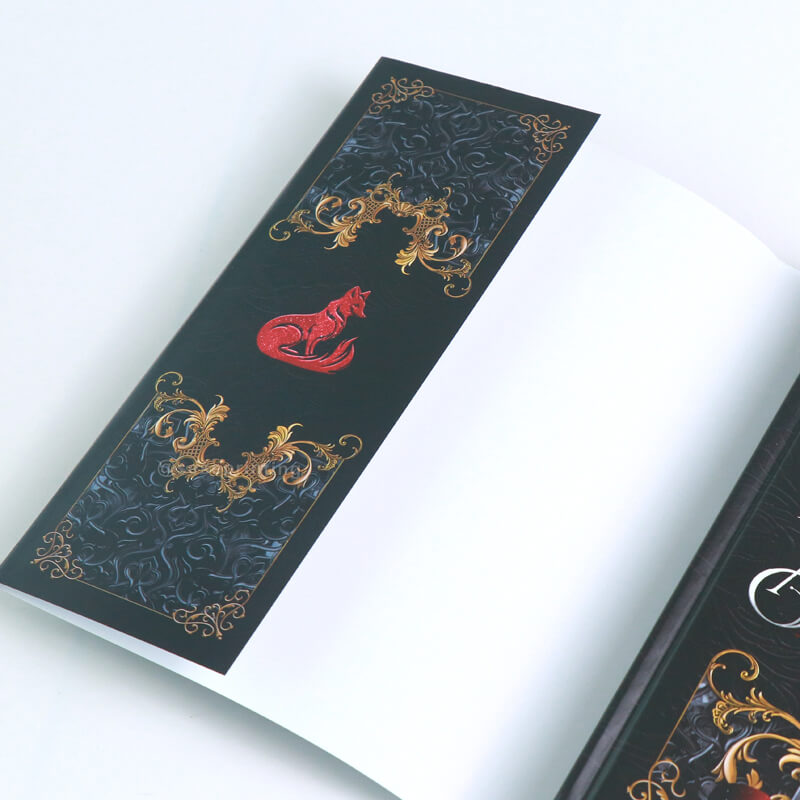 Printed Hardcover Fiction Book with a Dust Jacket and Ribbon Marker 8