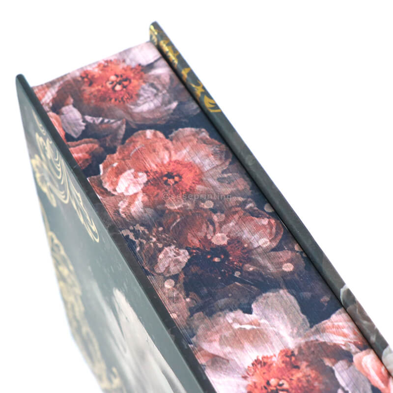 Hardcover with Printed Sprayed Edges, Color End Pages, Foiled Cover and Dust Jackets 11