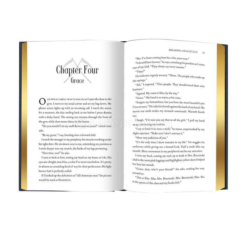 Special Edition Book with Foiling on Hardcover and Gilded Edges 7