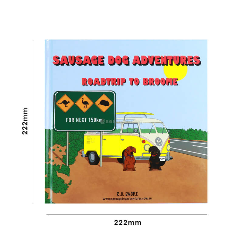 Full Color Printing Pages Children's Learning Book with Hardcover Gloss Lamination 6