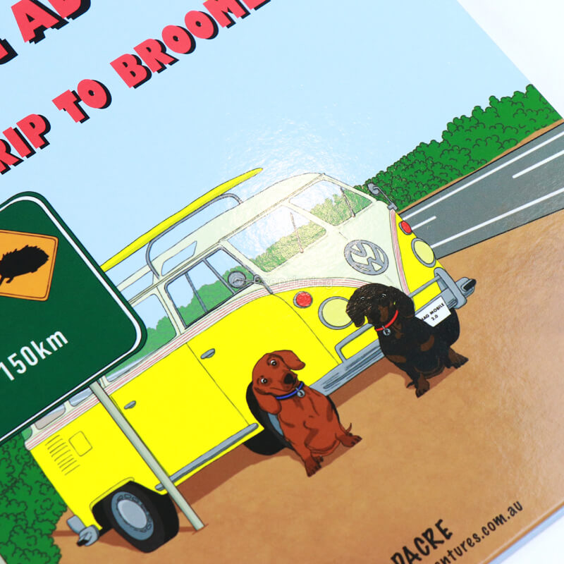 Full Color Printing Pages Children's Learning Book with Hardcover Gloss Lamination 8