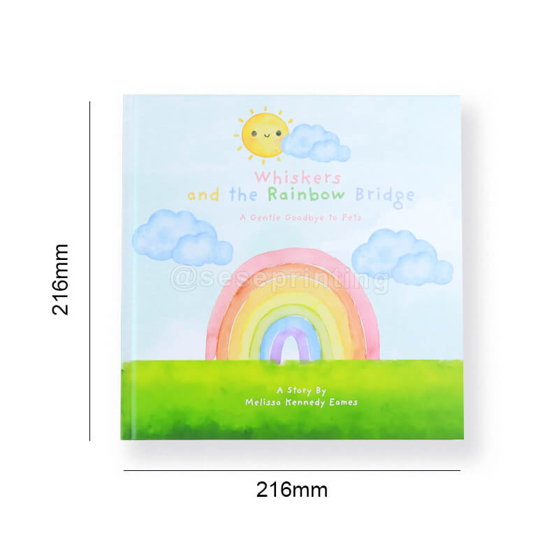 Matte Hardcover Children's Book Printing Customized Kids Story Books 6