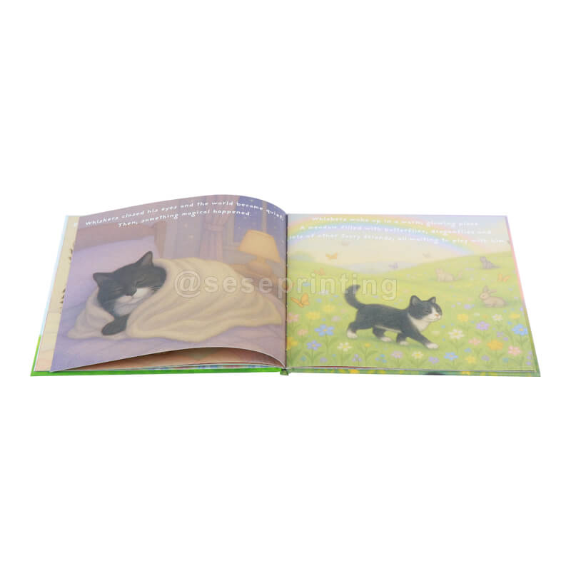 Matte Hardcover Children's Book Printing Customized Kids Story Books 7