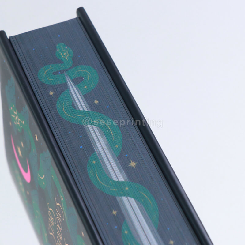 Print Hardcover with Dust Jacket, Sprayed Edges, Foiling Cover and Endsheets 11