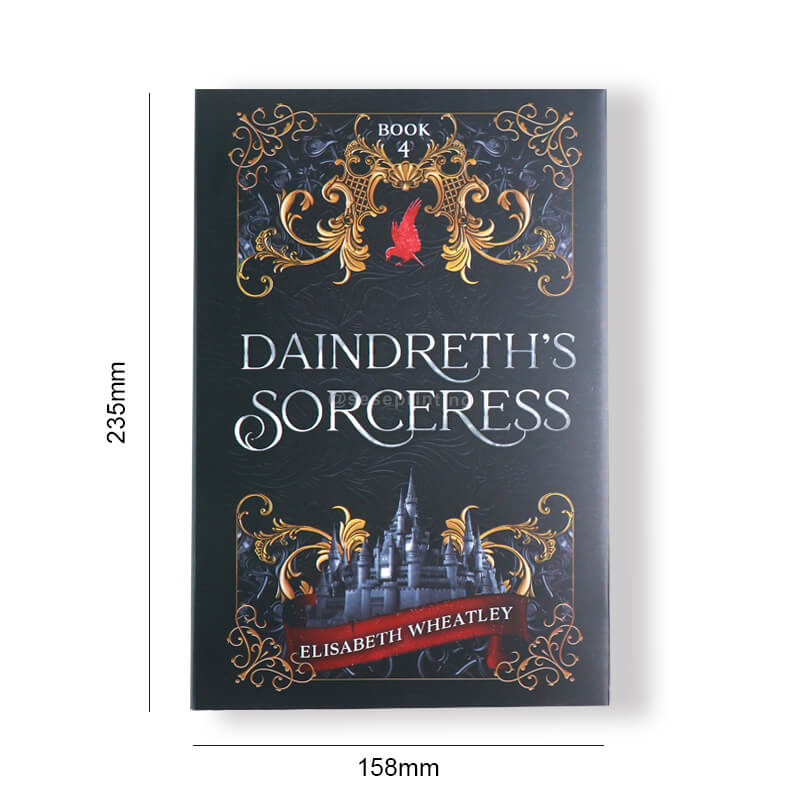 6x9 Hardcover Books Printed on White Paper, Colorful Ribbon and Dust Jackets 6