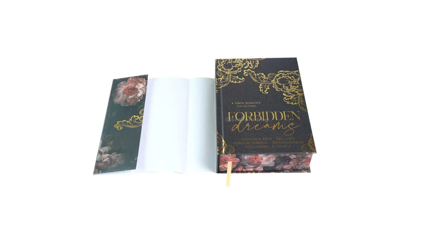 Hardcover with Printed Sprayed Edges, Color End Pages, Foiled Cover and Dust Jackets 1