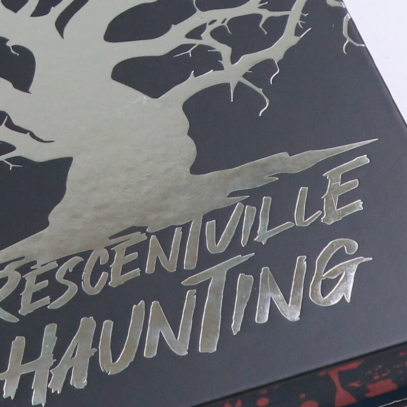 Hardback Fiction Books with Dust Jacket, Sprayed Edges, and Silver Foil on Cover 9