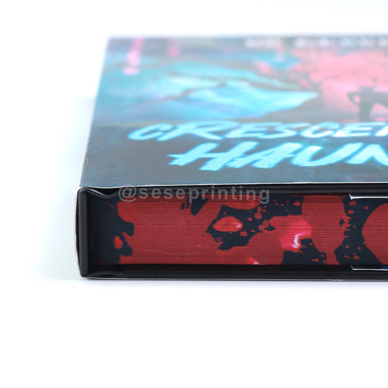 Hardback Fiction Books with Dust Jacket, Sprayed Edges, and Silver Foil on Cover 11