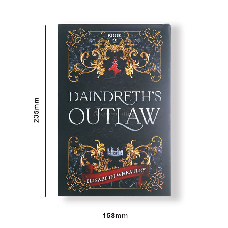 Hardcover Fiction Novel with Dust Jacket, Head and Tail Bands, Ribbon Bookmark 6