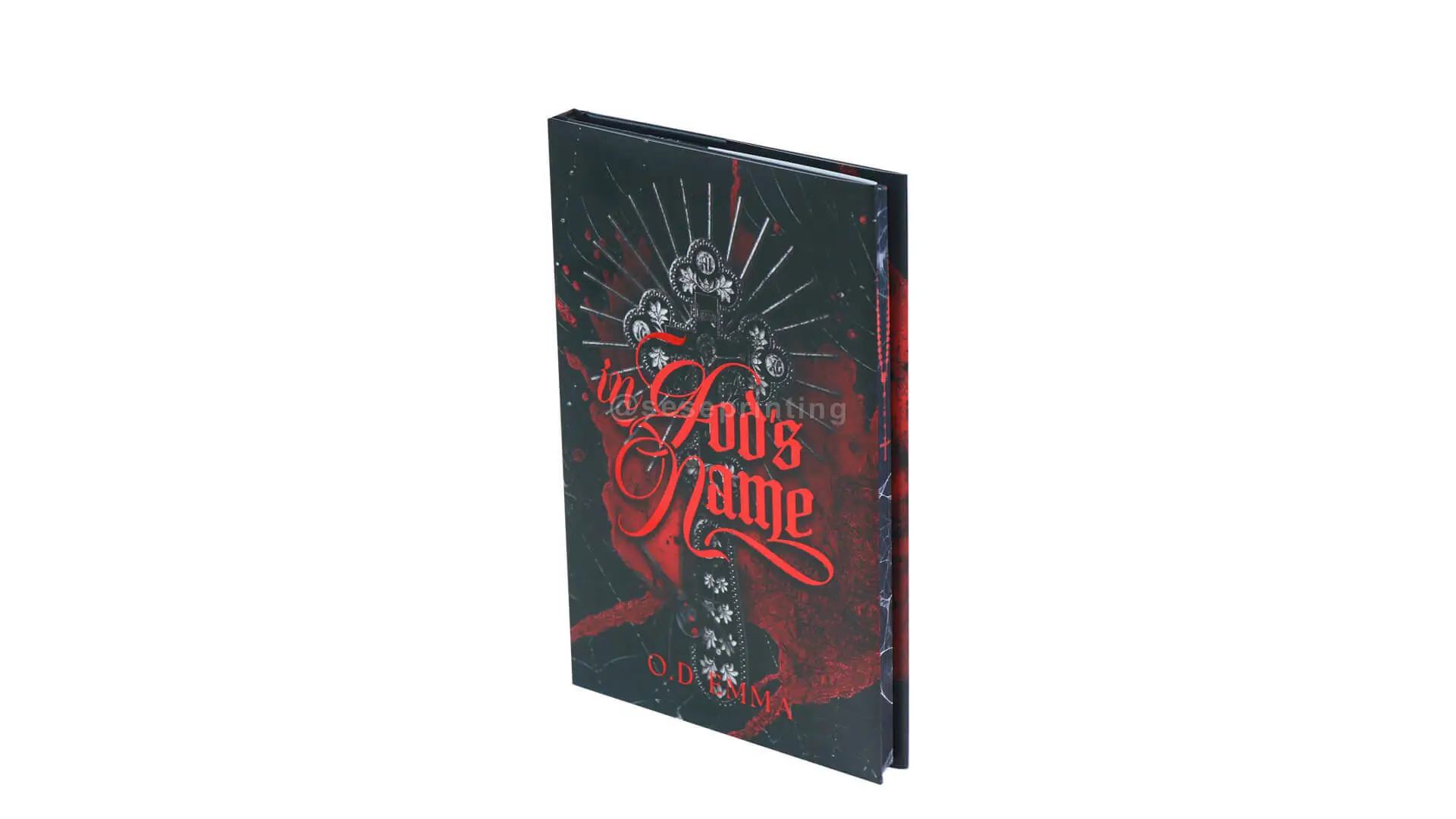 Hardcover Books with Red Foil Cover, Foiled Dust Jacket, Sprayed Edges, Endpapers 1