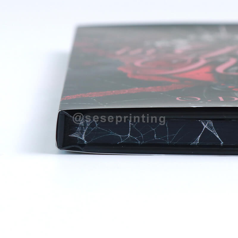 Special Edition Novel with Red Foil Print Cover, Custom Sprayed Edges and Endpapers 12
