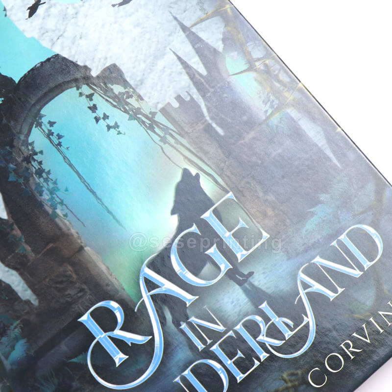 Hardcover Novels with Glossy Laminated Cover, Dust Jacket and Sprayed Edges 10