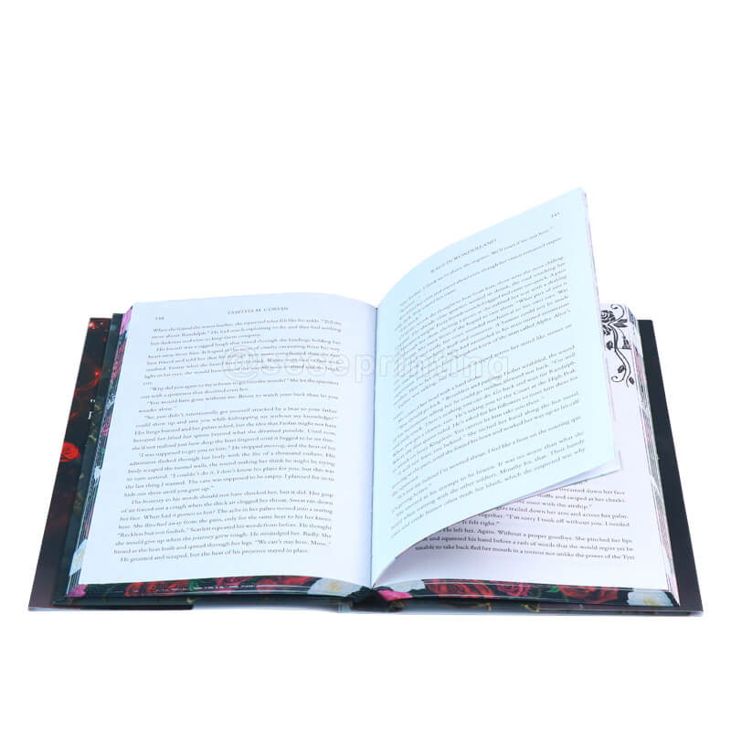 Hardcover Novels with Glossy Laminated Cover, Dust Jacket and Sprayed Edges 8
