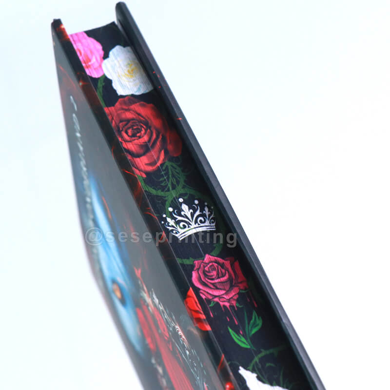 Hardcover Novels with Glossy Laminated Cover, Dust Jacket and Sprayed Edges 11