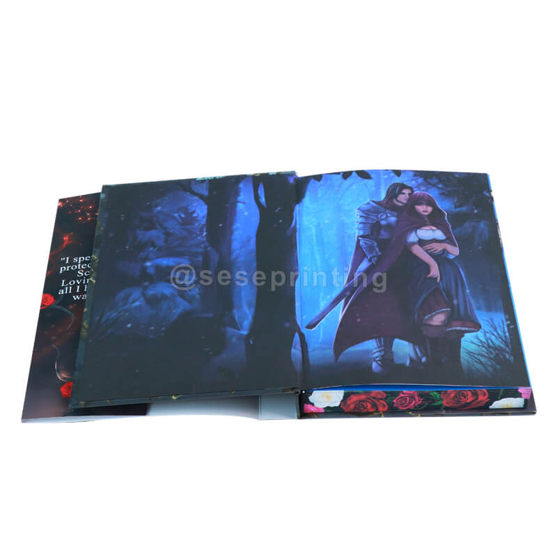 Hardcover Novels with Glossy Laminated Cover, Dust Jacket and Sprayed Edges 7