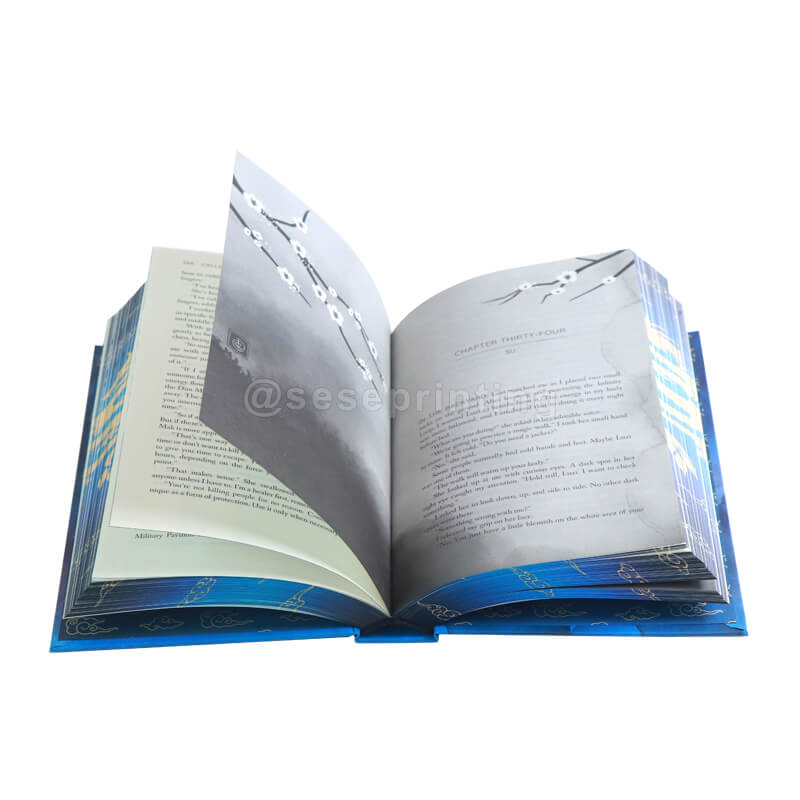 Special Edition Novel with Foil Stamping on Lettering and Custom Sprayed Edges 8