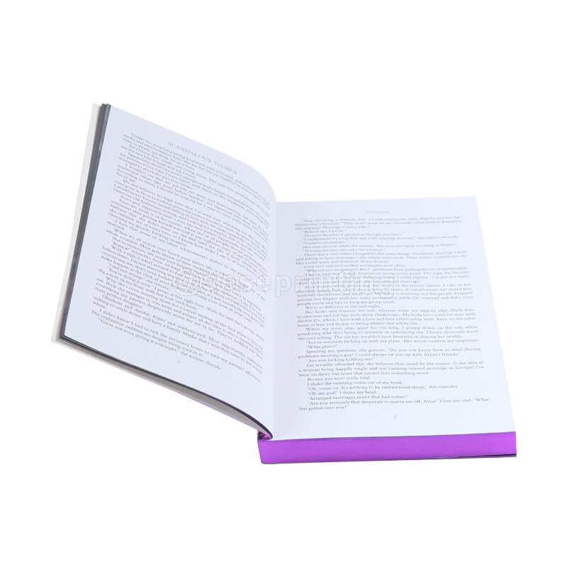 Paperback Books with Foiling Embossing on the Cover, and Sprayed Edges 7