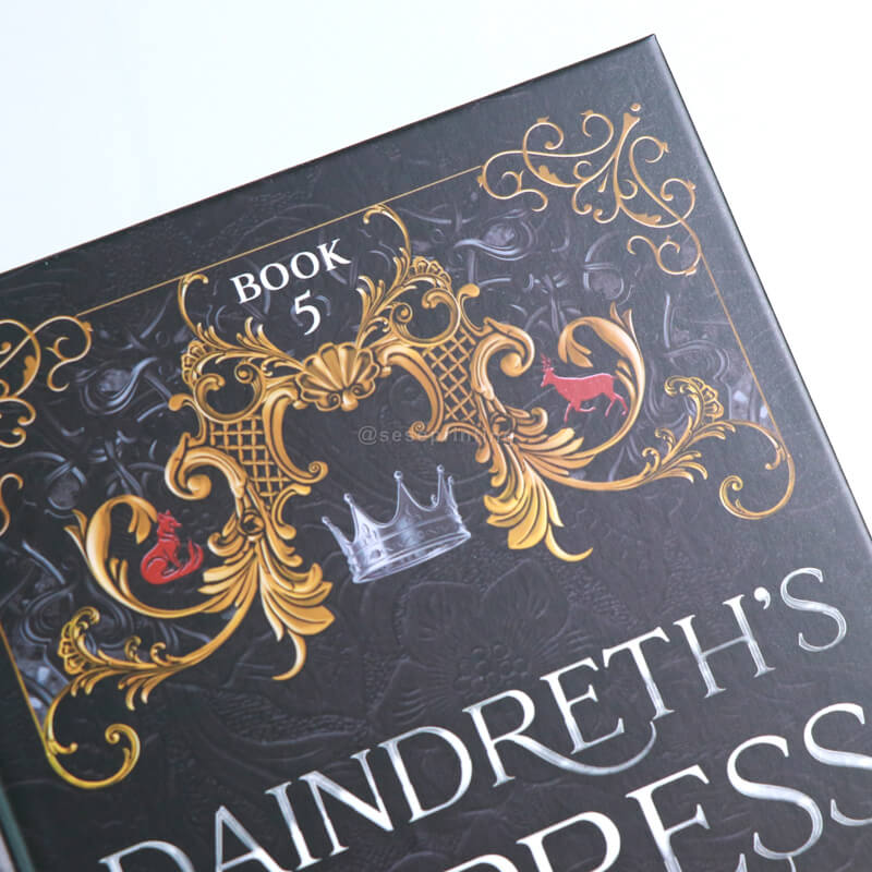 Customized Book Printing Service Case Bound Hardcover Fiction Novel 9