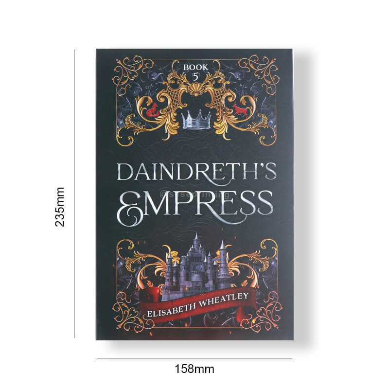 Customized Book Printing Service Case Bound Hardcover Fiction Novel 6