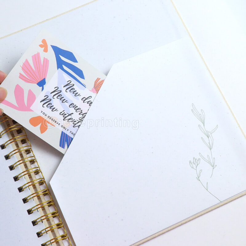 Spiral Binding Hardcover Wedding Planner Printing Guest Journal Book 11