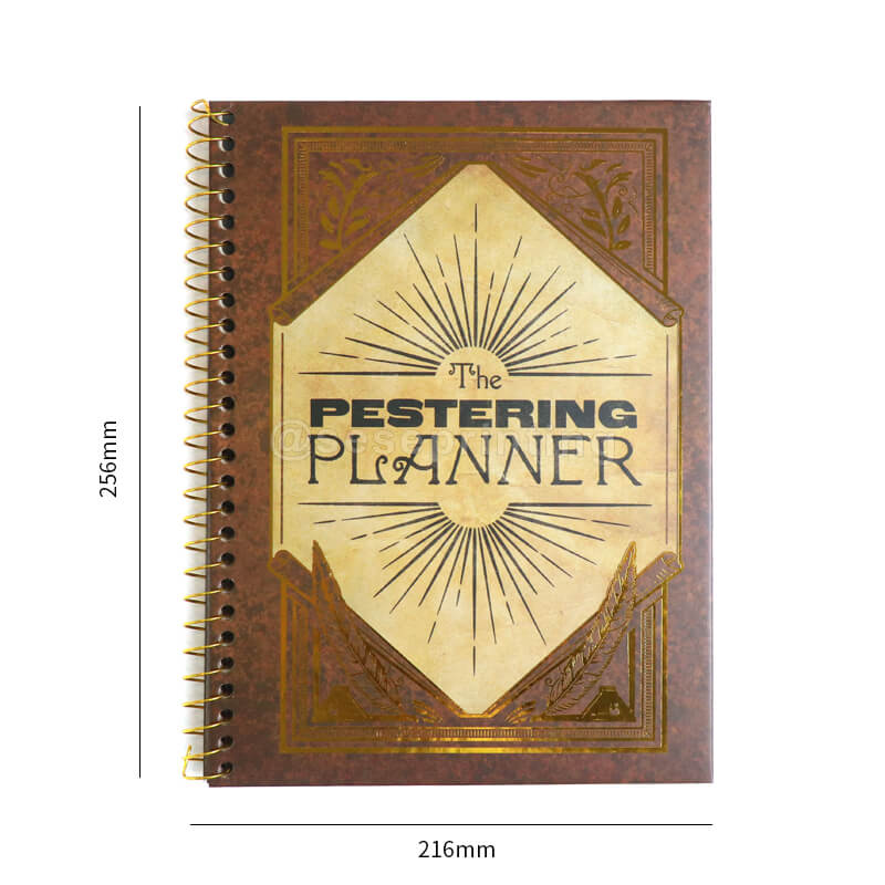 Spiral Hardcover Journal Custom Daily Weekly Monthly Planner 6