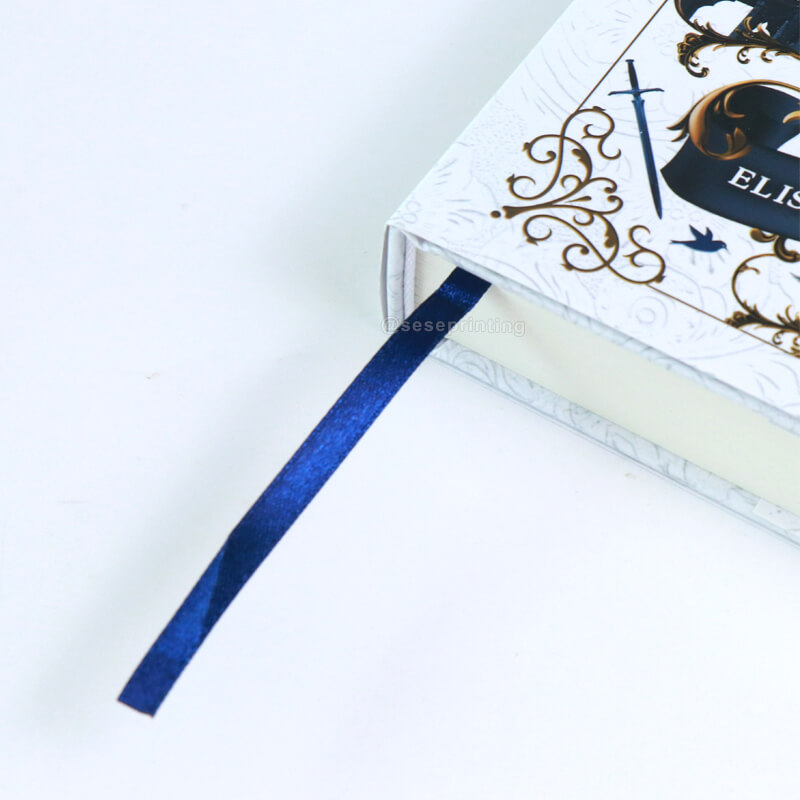 Self-Publishing Book Printing Black and White Hardback Novel with Dust Covers 10