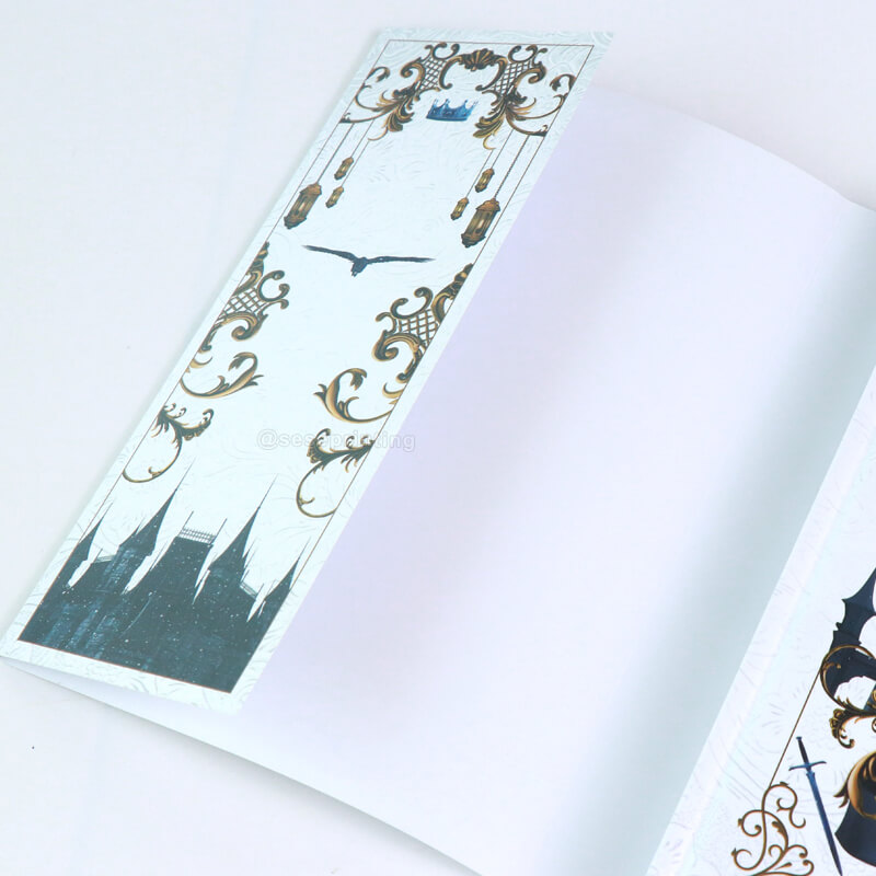 Self-Publishing Book Printing Black and White Hardback Novel with Dust Covers 8