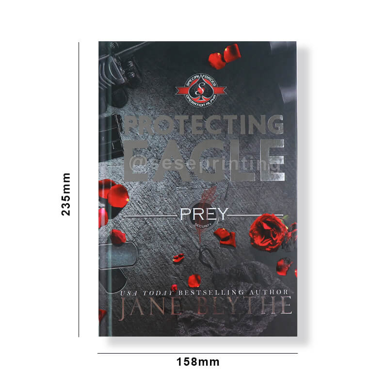 Special Edition Hardcover Book with Silver Foil Covers and Patterned Edges 6