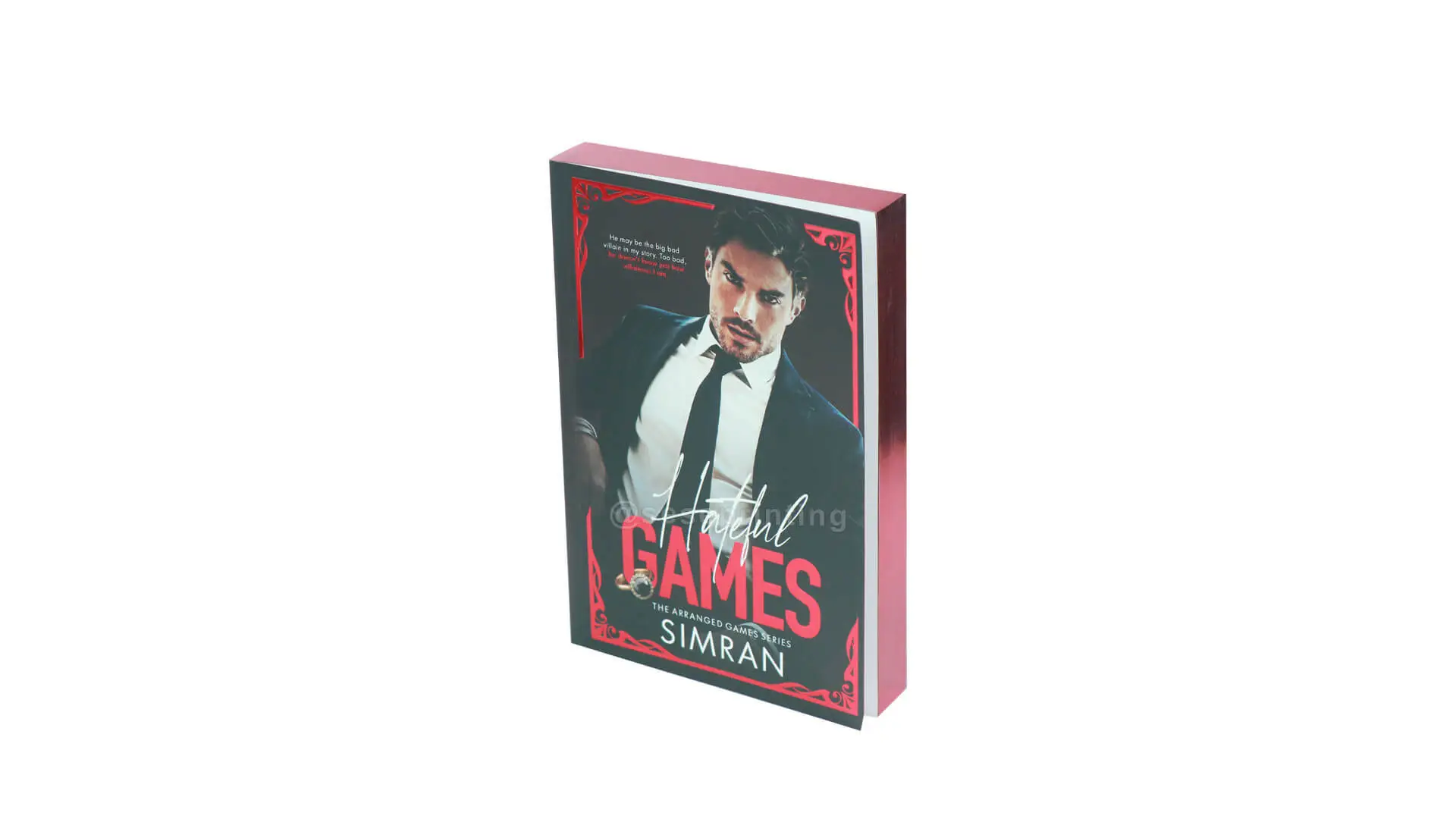 Custom Paperback Books with Sprayed Edges, Embossing and Foiling on the Title 1