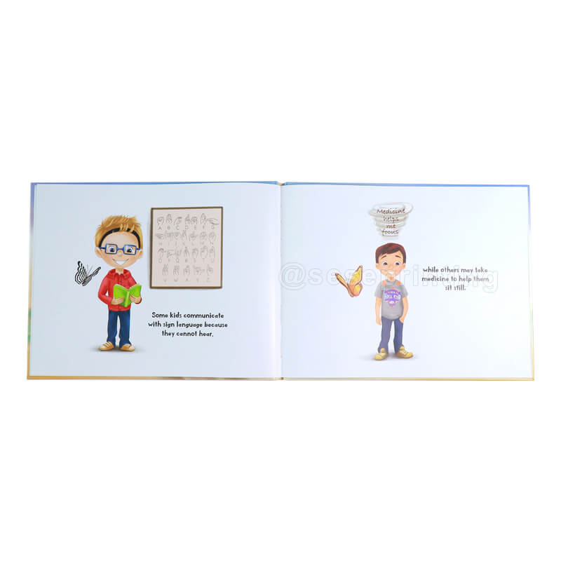 Hardcover Children Education Book Printing Learning Story Book for Kid 7