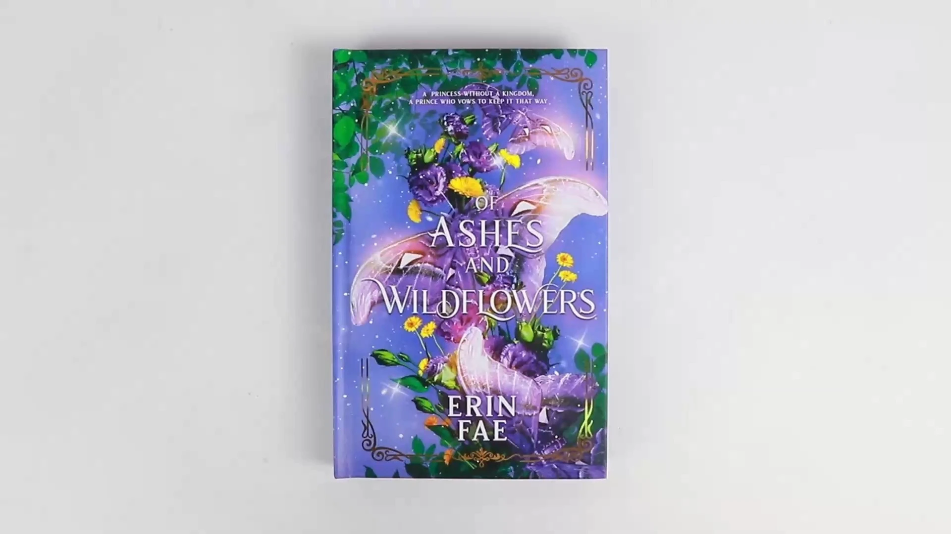 Hardcover Romance Novels Printed with Foil on Cover and Custom Sprayed Edges 1