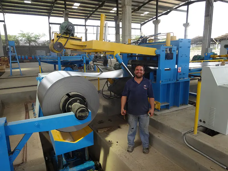 NC High speed ZJ1350 Slitting line 1