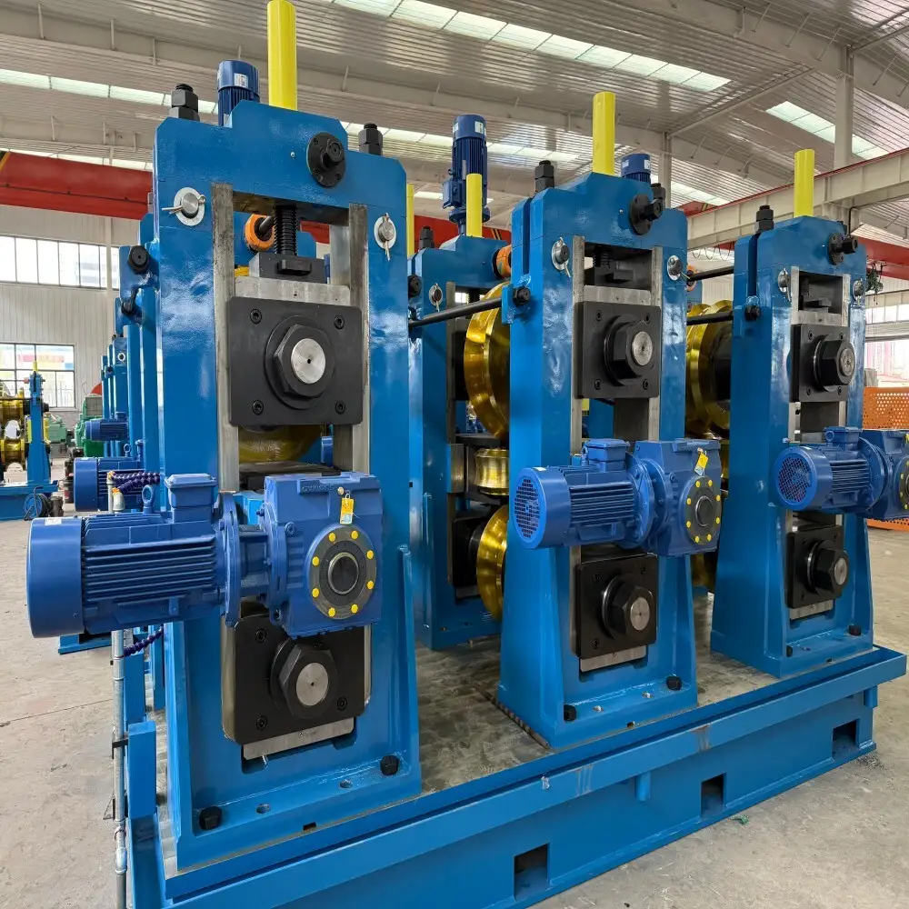 Linha de produção automática de tubos para petróleo e gás ERW377 1