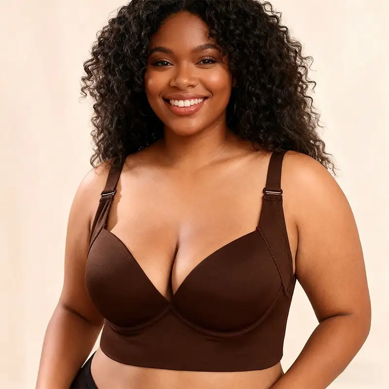 Wide Back Plus Size Push up Shaping Bra For Women 1