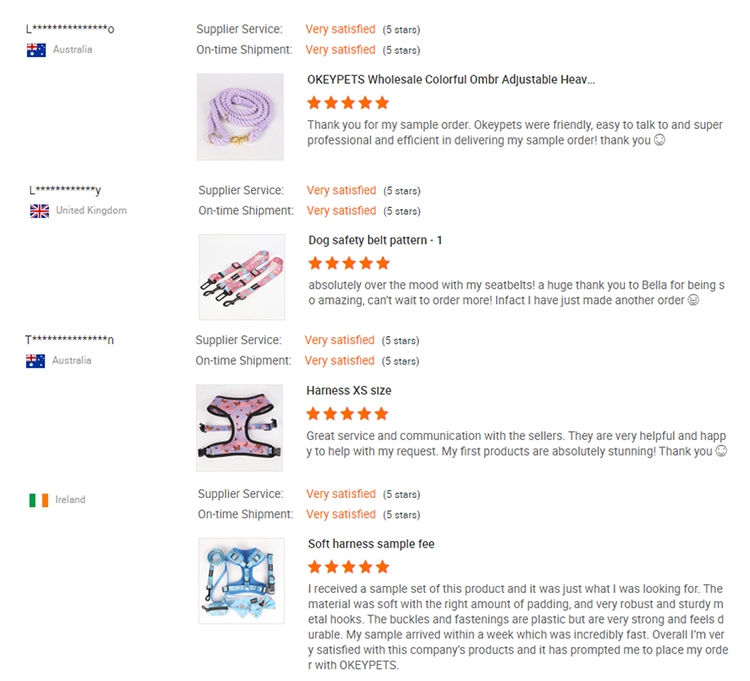 Harnais pour chien à motifs colorés OKEYPETS, vente en gros, en néoprène, anti-traction et respirant. 13